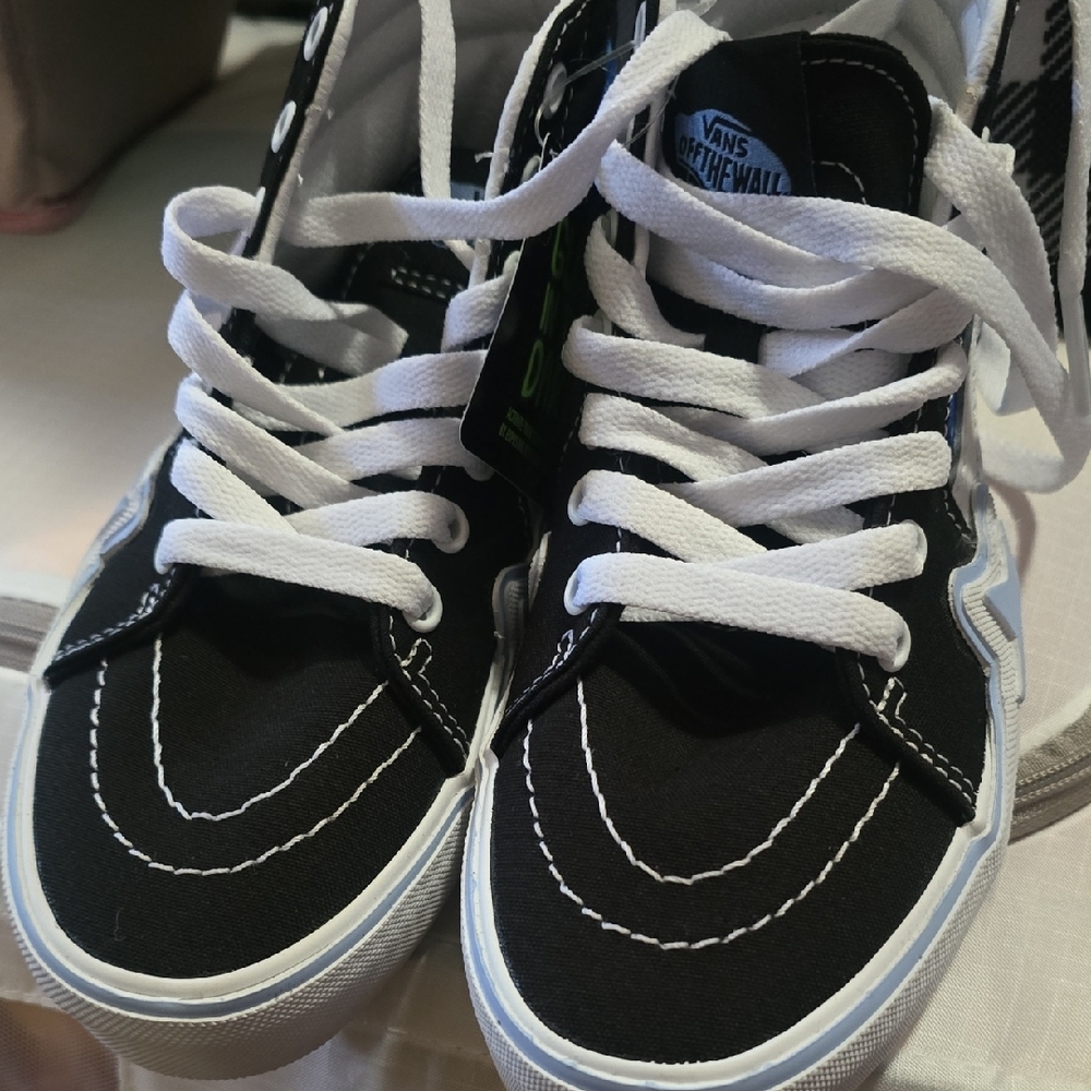 Kids VANS Glow-in-the-Dark High-Top Sneakers - Picture 3 of 3